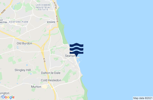 Mapa de mareas Red Acre Beach, United Kingdom