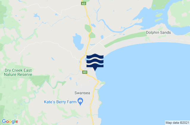 Mapa de mareas Red Beach, Australia