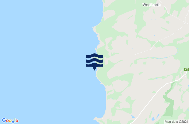 Mapa de mareas Red Rock, Australia