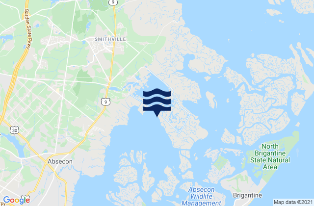 Mapa de mareas Reed Bay Turtle Cove, United States