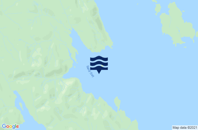 Mapa de mareas Reid Bay, United States