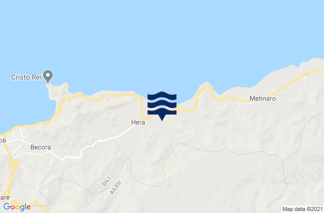 Mapa de mareas Remexio, Timor Leste