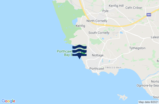Mapa de mareas Rest Bay Beach, United Kingdom