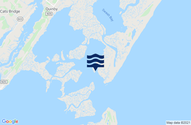 Mapa de mareas Revel Creek (Revel Island), United States