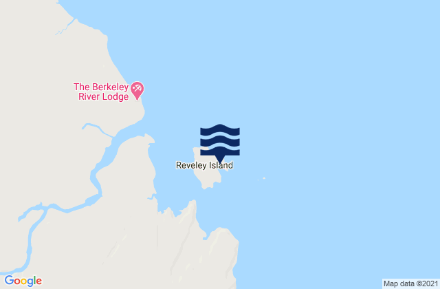 Mapa de mareas Reveley Island, Australia