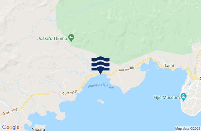 Mapa de mareas Rewa Province, Fiji