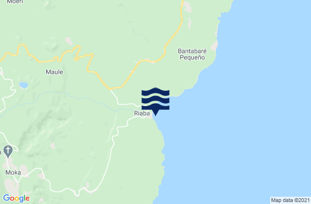 Mapa de mareas Riaba, Equatorial Guinea