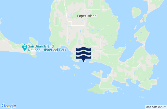 Mapa de mareas Richardson (Lopez Island), United States