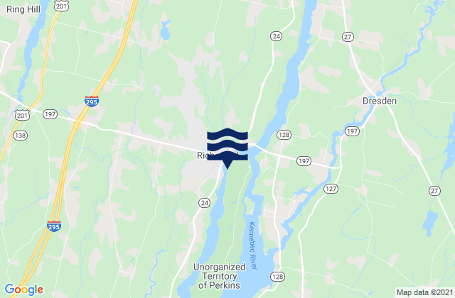 Mapa de mareas Richmond, United States