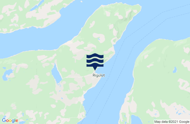 Mapa de mareas Rigolet, Canada