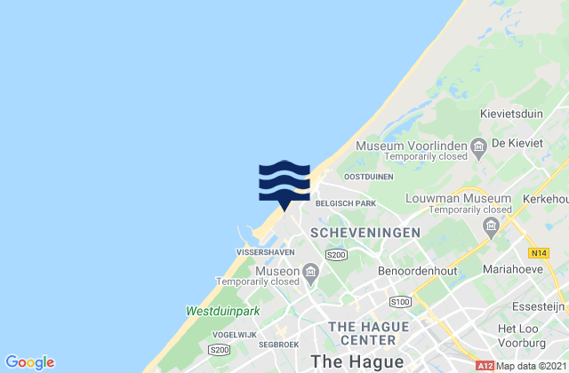 Mapa de mareas Rijswijk, Netherlands