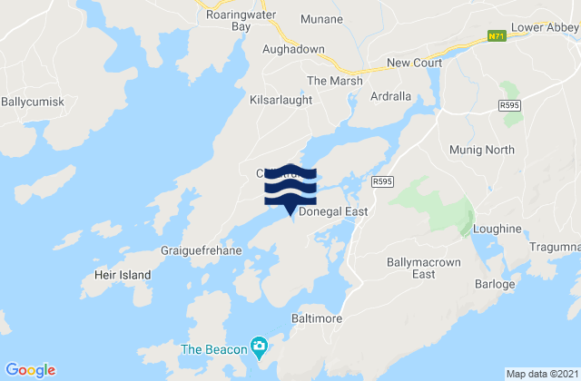 Mapa de mareas Ringarogy Island, Ireland
