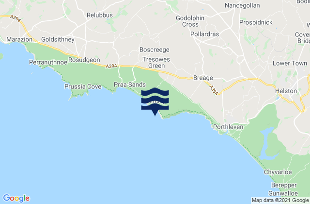Mapa de mareas Rinsey Head Beach, United Kingdom