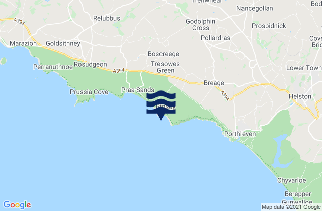 Mapa de mareas Rinsey Head, United Kingdom