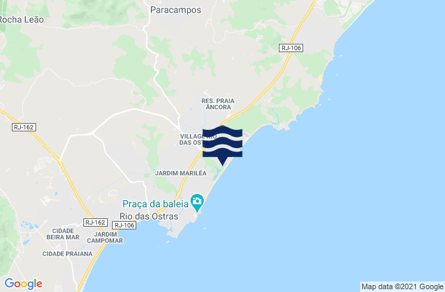 Mapa de mareas Rio das Ostras, Brazil