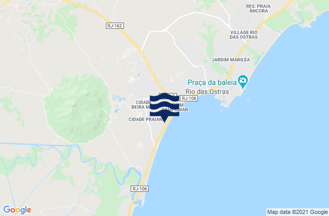 Mapa de mareas Rio de Janeiro, Brazil