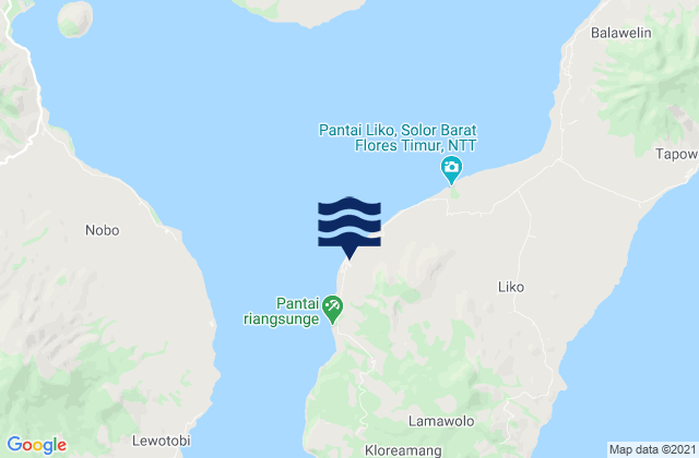 Mapa de mareas Ritaebang Satu, Indonesia