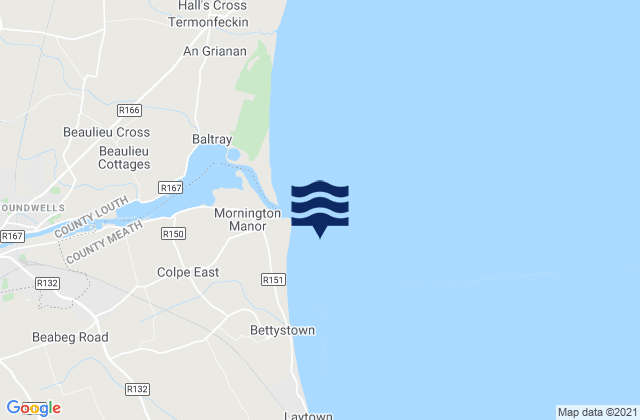 Mapa de mareas River Boyne Bar, Ireland