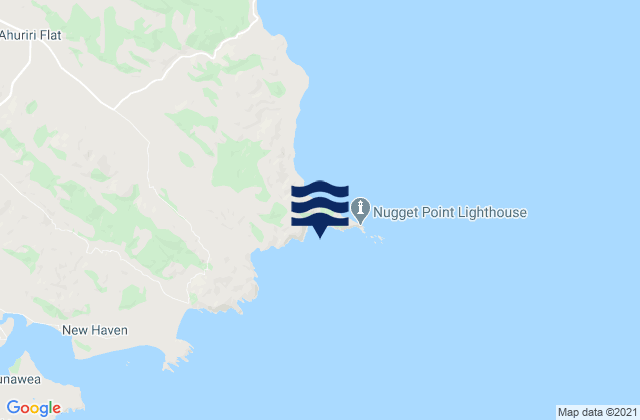 Mapa de mareas Roaring Bay, New Zealand