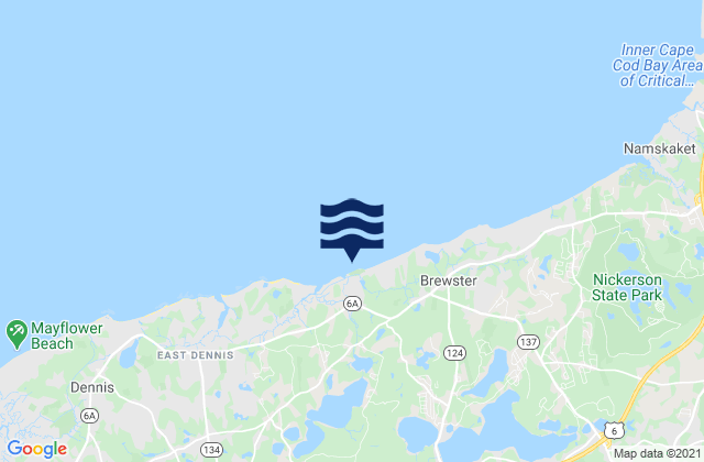 Mapa de mareas Robbins Hill Brewster, United States
