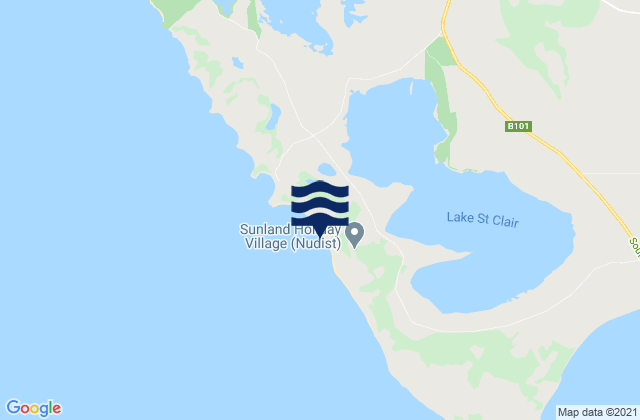 Mapa de mareas Robe, Australia