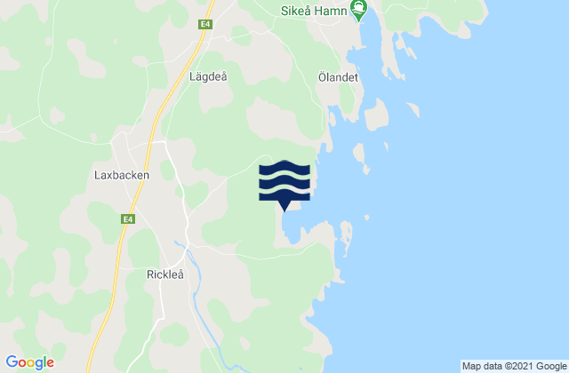 Mapa de mareas Robertsfors Kommun, Sweden