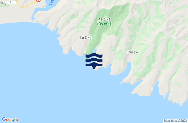 Mapa de mareas Robin Hood Bay, New Zealand