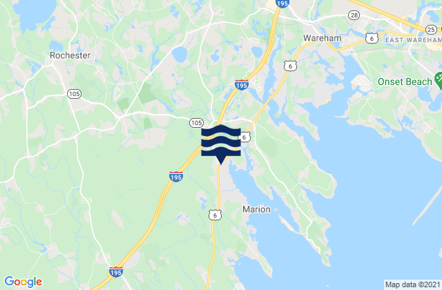 Mapa de mareas Rochester, United States
