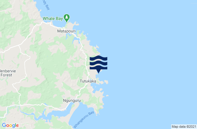 Mapa de mareas Rocky Bay, New Zealand