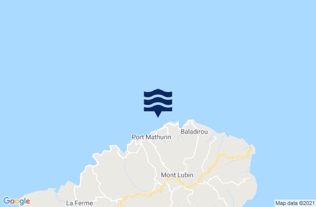 Mapa de mareas Rodriguez Island, Reunion