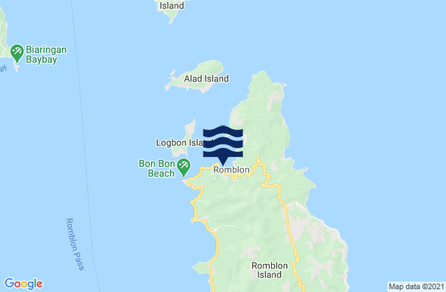 Mapa de mareas Romblon, Philippines