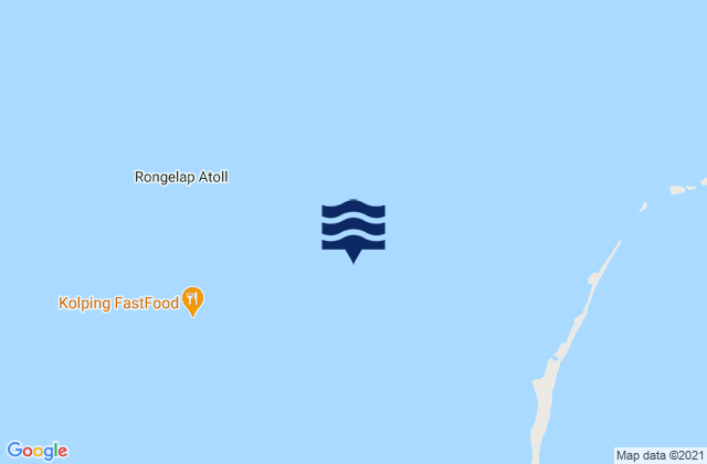 Mapa de mareas Rongelap Atoll, Marshall Islands