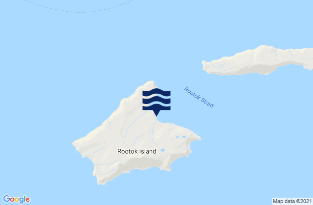 Mapa de mareas Rootok Island, United States