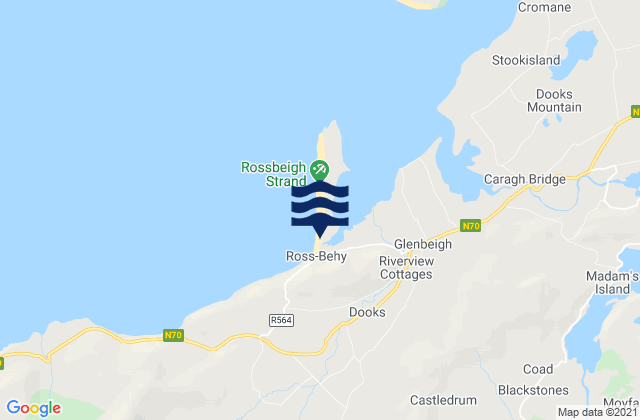 Mapa de mareas Rossbeigh, Ireland