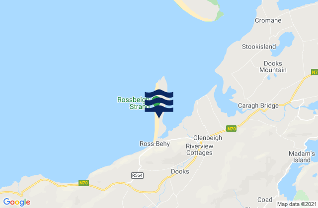 Mapa de mareas Rossbeigh Strand, Ireland