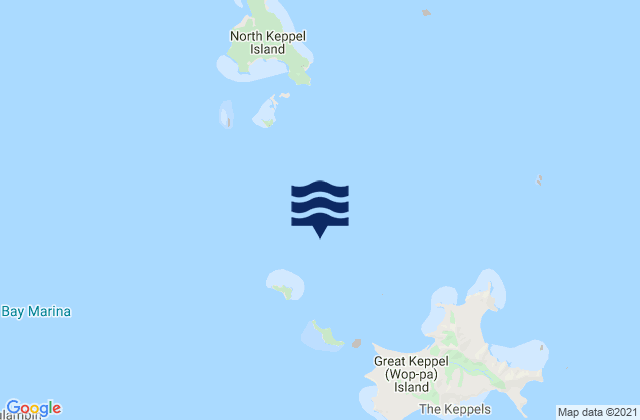 Mapa de mareas Rosslyn Bay, Australia