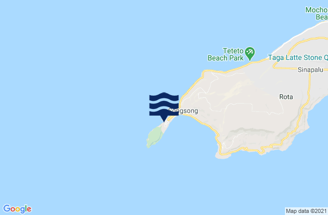 Mapa de mareas Rota Island, Northern Mariana Islands