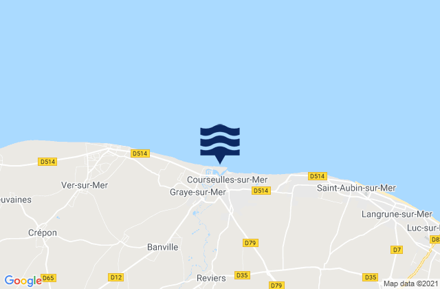 Mapa de mareas Rots, France