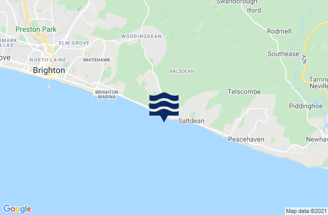 Mapa de mareas Rottingdean, United Kingdom