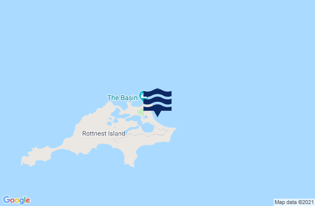 Mapa de mareas Rottnest Island, Australia