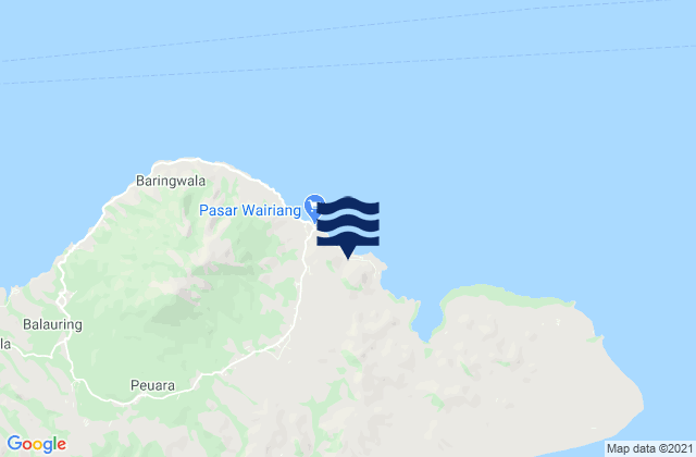 Mapa de mareas Roun Satu, Indonesia