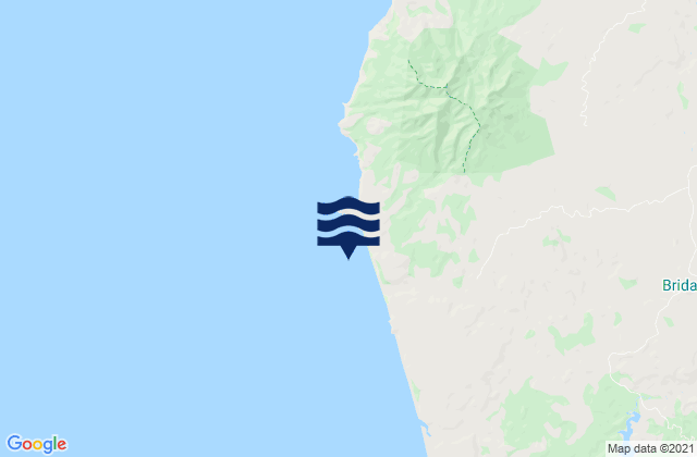 Mapa de mareas Ruapuke Beach, New Zealand