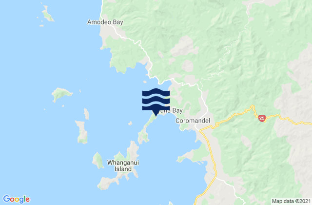 Mapa de mareas Ruffin, New Zealand