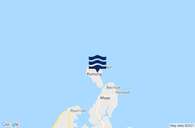 Mapa de mareas Rumung Municipality, Micronesia