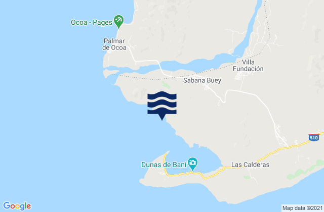Mapa de mareas Sabana Buey, Dominican Republic