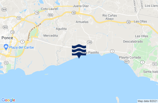 Mapa de mareas Sabana Llana Barrio, Puerto Rico