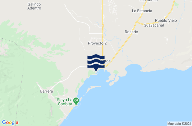 Mapa de mareas Sabana Yegua, Dominican Republic