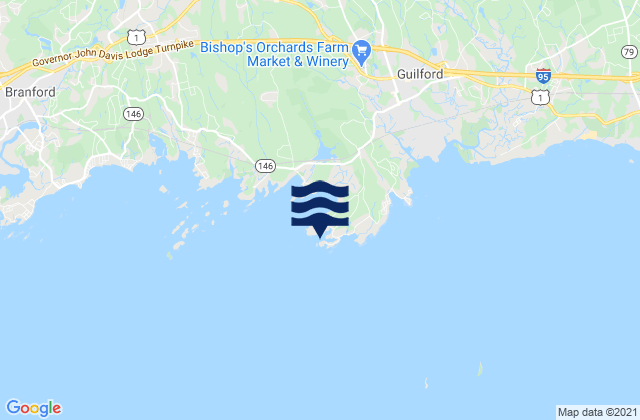 Mapa de mareas Sachem Head, United States
