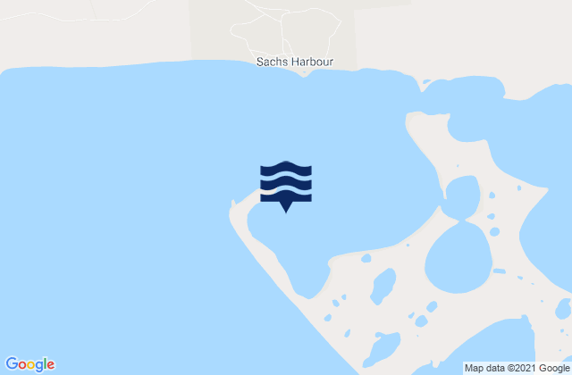 Mapa de mareas Sachs Harbour, United States