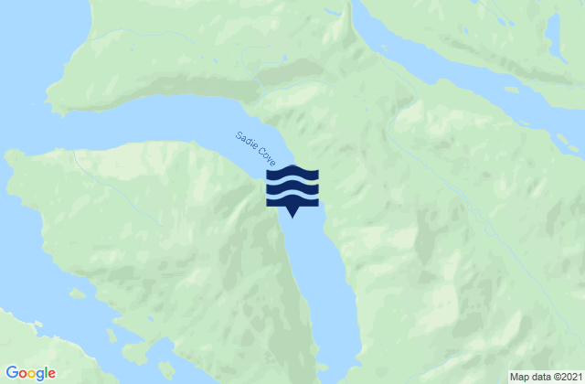Mapa de mareas Sadie Cove Kachemak Bay, United States